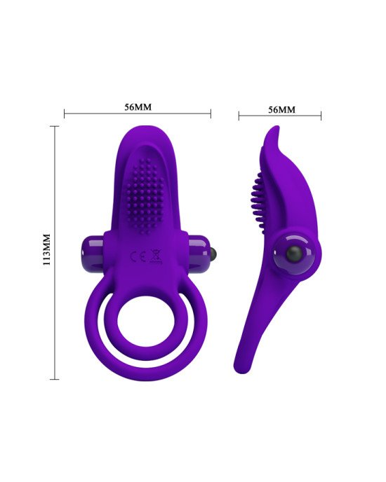 Ерекційне кільце - Pretty Love Vibrant Penis Ring Purple Ерекційне кільце - Pretty Love Vibrant Penis Ring Purple