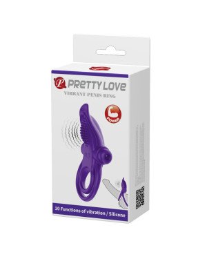 Ерекційне кільце - Pretty Love Vibrant Penis Ring Purple Ерекційне кільце - Pretty Love Vibrant Penis Ring Purple