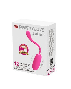 Віброяйце - Pretty Love Julius Vibrating Egg Pink Віброяйце - Pretty Love Julius Vibrating Egg Pink