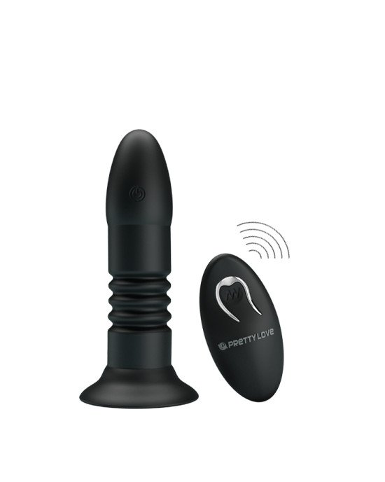 Анальна пробка - Pretty Love Magic Jingers Anal Plug Black Анальна пробка - Pretty Love Magic Jingers Anal Plug Black