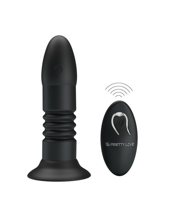 Анальна пробка - Pretty Love Magic Jingers Anal Plug Black Анальна пробка - Pretty Love Magic Jingers Anal Plug Black