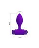 Анальна пробка - Pretty Love Vibra Butt Plug Purple