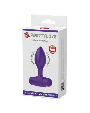 Анальна пробка - Pretty Love Vibra Butt Plug Purple Анальна пробка - Pretty Love Vibra Butt Plug Purple