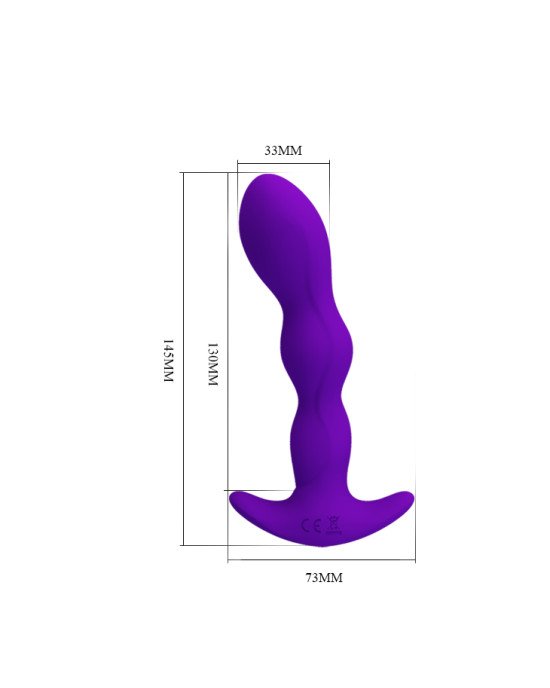 Анальна пробка - Pretty Love Yale Anal Plug Purple Анальна пробка - Pretty Love Yale Anal Plug Purple