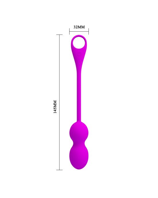 Віброкульки - Pretty Love Elvira Phone Control Vibro Balls Purple Віброкульки - Pretty Love Elvira Phone Control Vibro Balls Purple