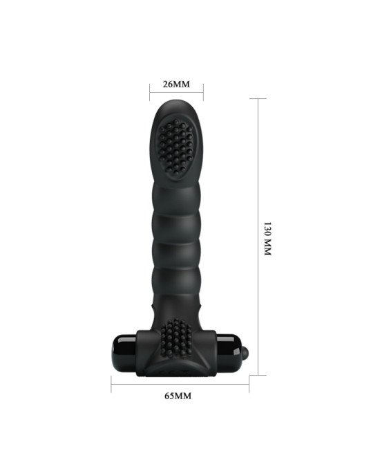 Насадка на палець - Pretty Love Alexander Finger Vibrator Black Насадка на палець - Pretty Love Alexander Finger Vibrator Black