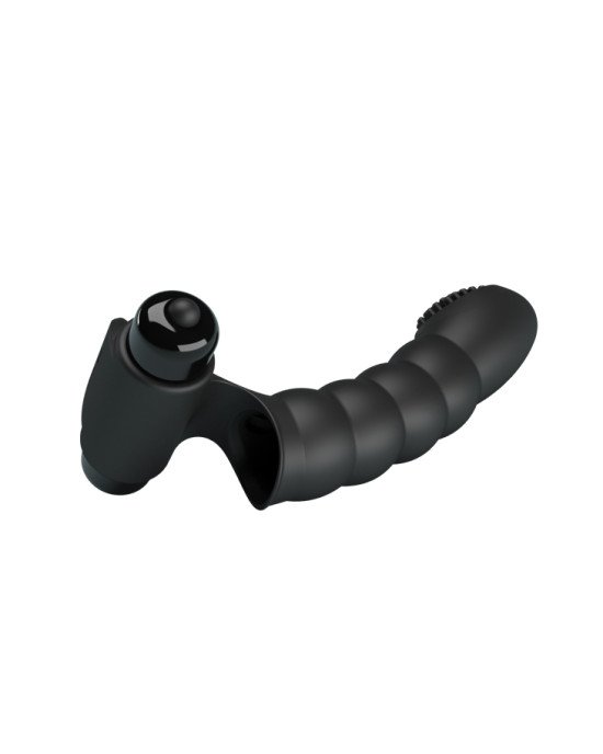 Насадка на палець - Pretty Love Alexander Finger Vibrator Black Насадка на палець - Pretty Love Alexander Finger Vibrator Black