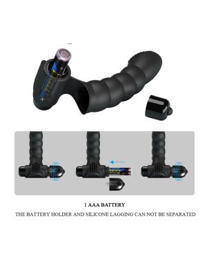 Насадка на палець - Pretty Love Alexander Finger Vibrator Black Насадка на палець - Pretty Love Alexander Finger Vibrator Black