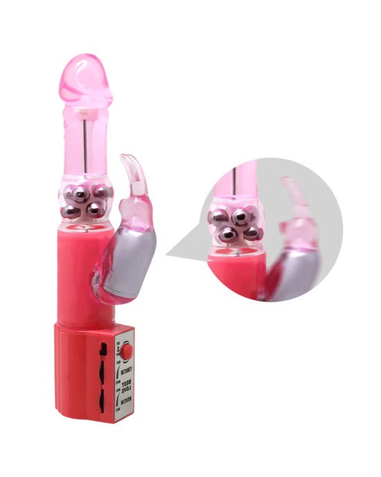 Hi-tech вібратор - Pretty Love Christina Vibrator with Bunny Pink Hi-tech вібратор - Pretty Love Christina Vibrator with Bunny Pink