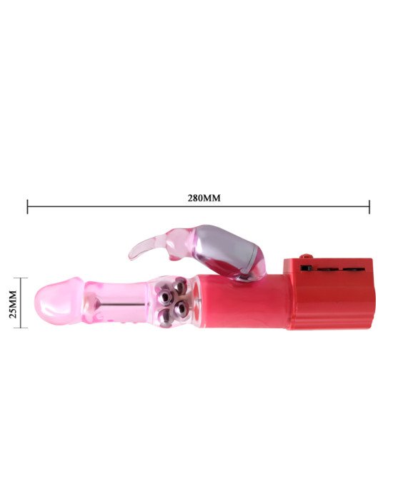 Hi-tech вібратор - Pretty Love Christina Vibrator with Bunny Pink Hi-tech вібратор - Pretty Love Christina Vibrator with Bunny Pink