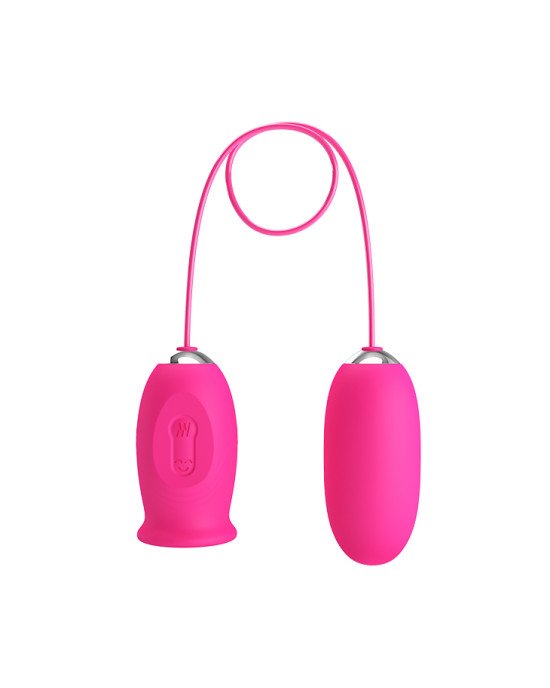 Кліторальний стимулятор з віброяйцем - Pretty Love Daisy Licking Vibrator Pink Кліторальний стимулятор з віброяйцем - Pretty Love Daisy Licking Vibrator Pink