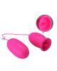 Кліторальний стимулятор з віброяйцем - Pretty Love Daisy Licking Vibrator Pink Кліторальний стимулятор з віброяйцем - Pretty Love Daisy Licking Vibrator Pink