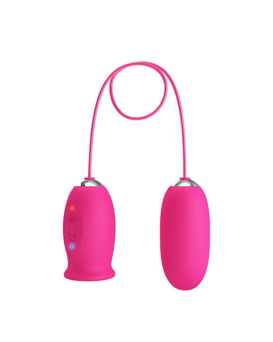 Кліторальний стимулятор з віброяйцем - Pretty Love Daisy Licking Vibrator Pink Кліторальний стимулятор з віброяйцем - Pretty Love Daisy Licking Vibrator Pink