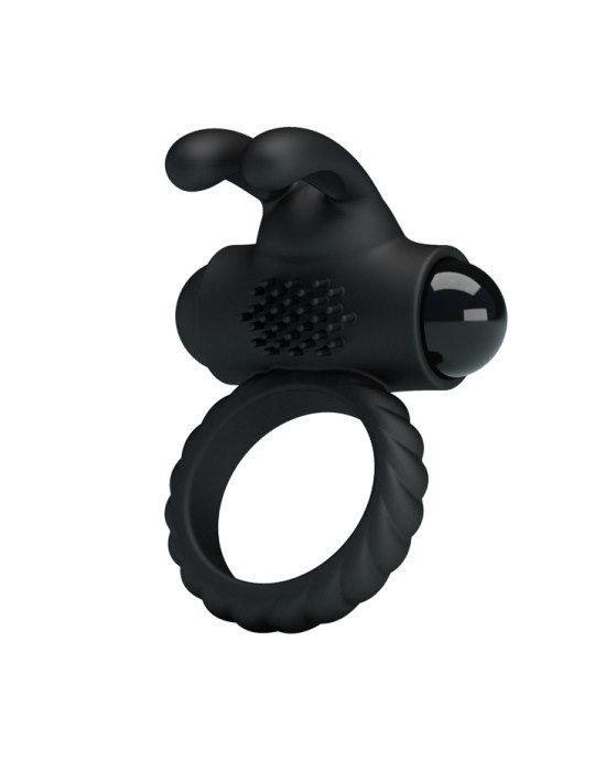 Ерекційне кільце - Pretty Love Eudora Penis Ring Black Ерекційне кільце - Pretty Love Eudora Penis Ring Black