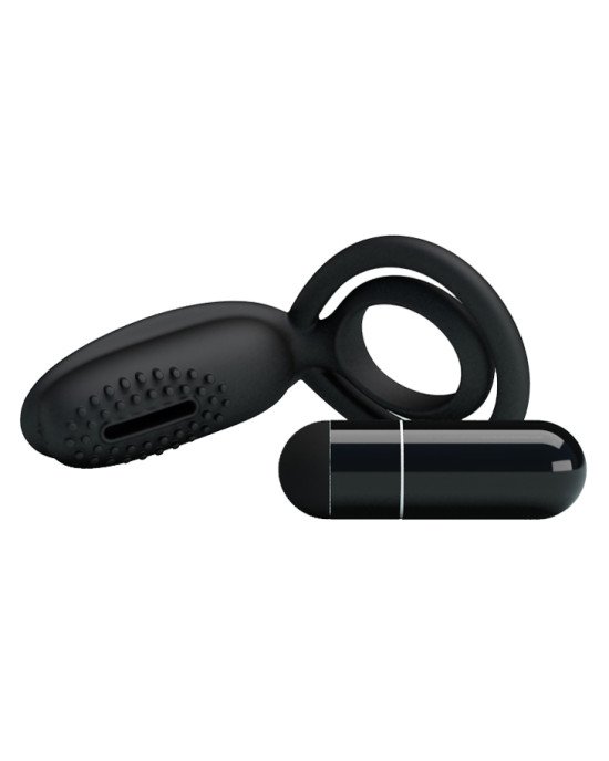 Ерекційне кільце - Pretty Love Esther Penis Ring Black Ерекційне кільце - Pretty Love Esther Penis Ring Black