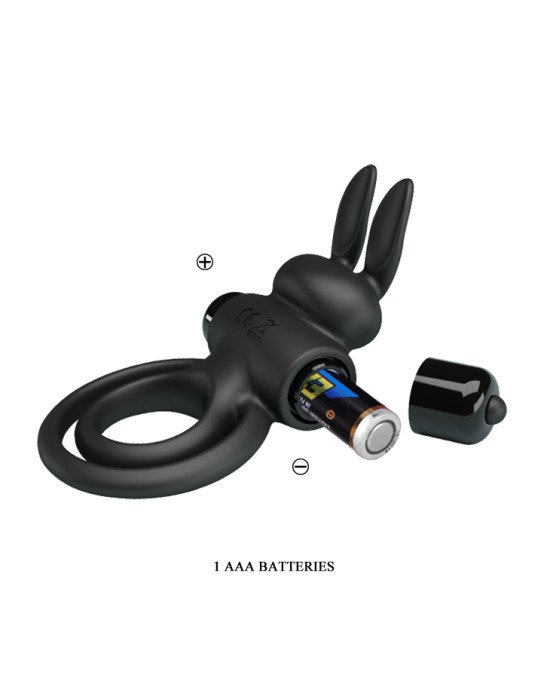 Ерекційне кільце - Pretty Love Vibrant Penis Ring III Black Ерекційне кільце - Pretty Love Vibrant Penis Ring III Black