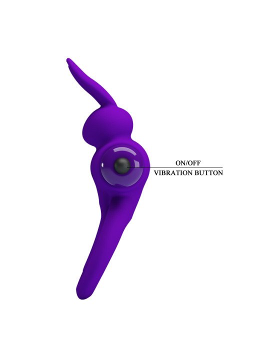 Ерекційне кільце - Pretty Love Vibrant Penis Ring III Purple