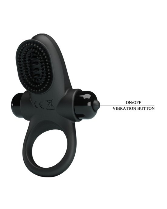 Ерекційне кільце - Pretty Love Vibrant Penis Ring II Black Ерекційне кільце - Pretty Love Vibrant Penis Ring II Black