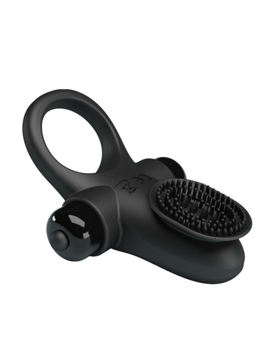 Ерекційне кільце - Pretty Love Vibrant Penis Ring II Black Ерекційне кільце - Pretty Love Vibrant Penis Ring II Black
