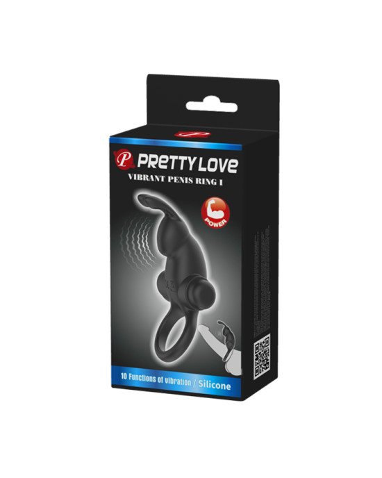 Ерекційне кільце - Pretty Love Vibrant Penis Ring I Black Ерекційне кільце - Pretty Love Vibrant Penis Ring I Black