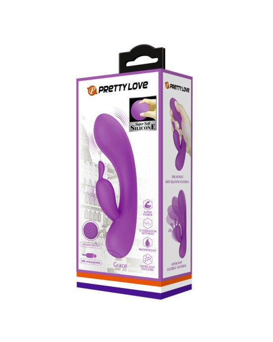 Вібратор - Pretty Love Grace Vibrator Purple