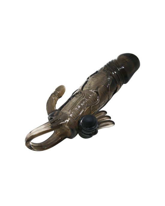 Насадка на член - Brave Man Vibrating Penis Sleeve Black