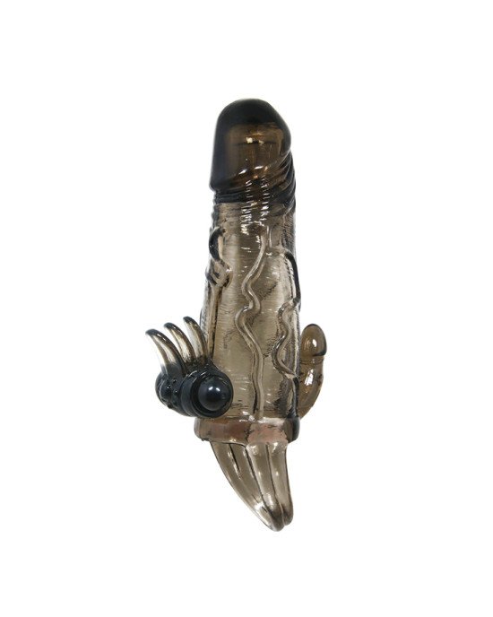 Насадка на член - Brave Man Vibrating Penis Sleeve Black