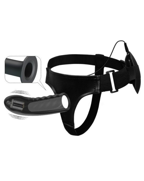 Страпон - Pretty Love Marvin Vibrating StrapOn Harness Black, 16.2 см Страпон - Pretty Love Marvin Vibrating StrapOn Harness Black, 16.2 см