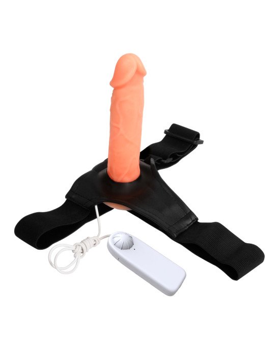 Страпон - Baile Jessica Strap On Vibrating, 17 см Страпон - Baile Jessica Strap On Vibrating, 17 см