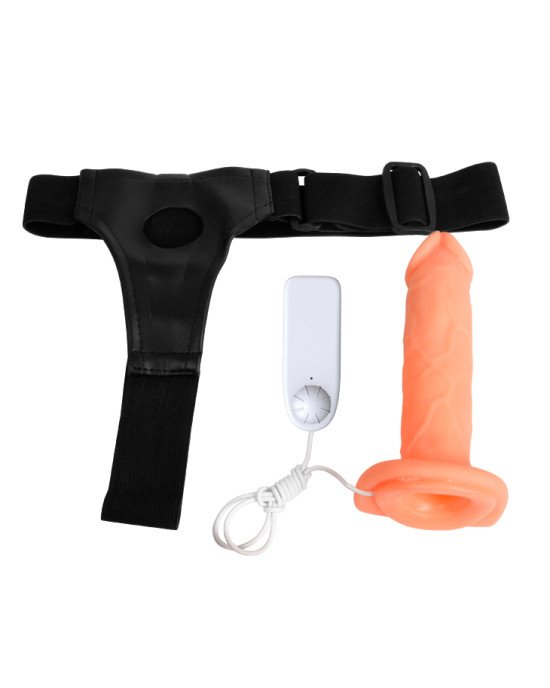 Страпон - Baile Jessica Strap On Vibrating, 17 см Страпон - Baile Jessica Strap On Vibrating, 17 см