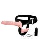 Жіночий страпон - Ultra Passionate Harness Doble Heads Flesh Vibrating Жіночий страпон - Ultra Passionate Harness Doble Heads Flesh Vibrating