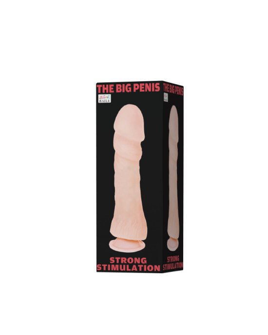 Фалоімітатор без мошонки - The Big Penis String Stimulation, 26 см Фалоімітатор без мошонки - The Big Penis String Stimulation, 26 см