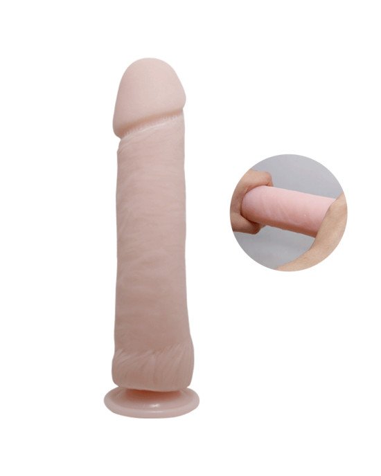 Фалоімітатор без мошонки - The Big Penis String Stimulation, 26 см Фалоімітатор без мошонки - The Big Penis String Stimulation, 26 см