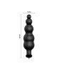 Анальна пробка - Pretty Love Special Anal Stimulation Butt Plug Black Анальна пробка - Pretty Love Special Anal Stimulation Butt Plug Black