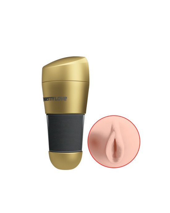 Мастурбатор - Pretty Love Kitty Vagina Masturbator Gold Мастурбатор - Pretty Love Kitty Vagina Masturbator Gold