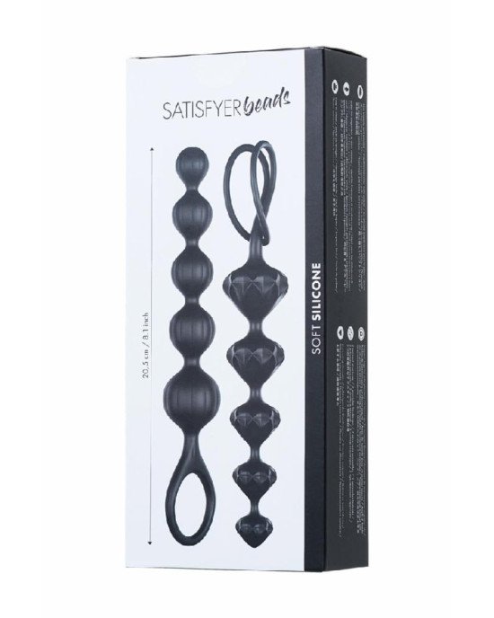 Анальний ланцюжок - Satisfyer Beads Black Анальний ланцюжок - Satisfyer Beads Black