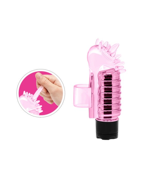 Насадка на палець - Finger Vibrator Pink, 7,6 см Насадка на палець - Finger Vibrator Pink, 7,6 см