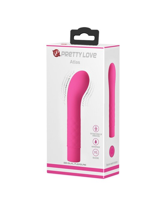 Стимулятор G-точки - Pretty Love Atlas Vibrator Pink Стимулятор G-точки - Pretty Love Atlas Vibrator Pink