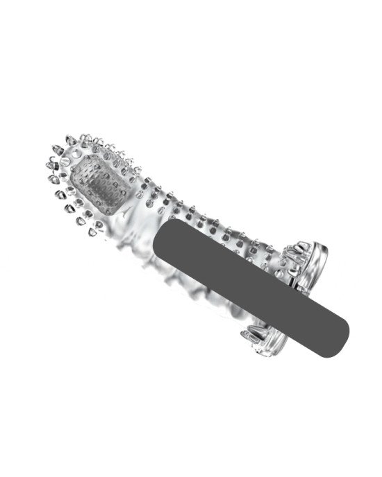 Насадка на член - Brave Man Vibrating Penis Sleeve Clear Насадка на член - Brave Man Vibrating Penis Sleeve Clear