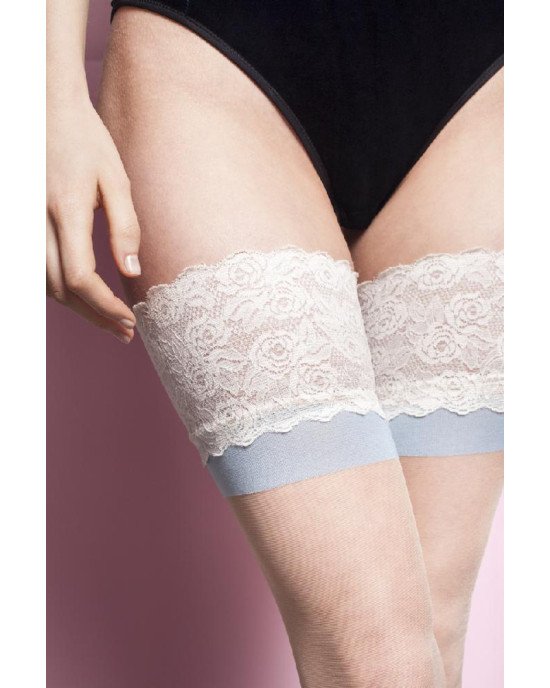 Панчохи з силіконом Katherine (natural / blue / champagne) M/L Панчохи з силіконом Katherine (natural / blue / champagne) M/L