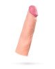 Насадка на член Toyfa A-Toys, SoftSkin, тілесний, 16,5 см Насадка на член Toyfa A-Toys, SoftSkin, тілесний, 16,5 см