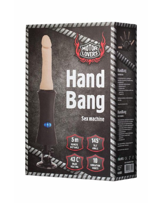 Секс-машина Handbang, Motorlovers, ABS, чорний, 44 см Секс-машина Handbang, Motorlovers, ABS, чорний, 44 см