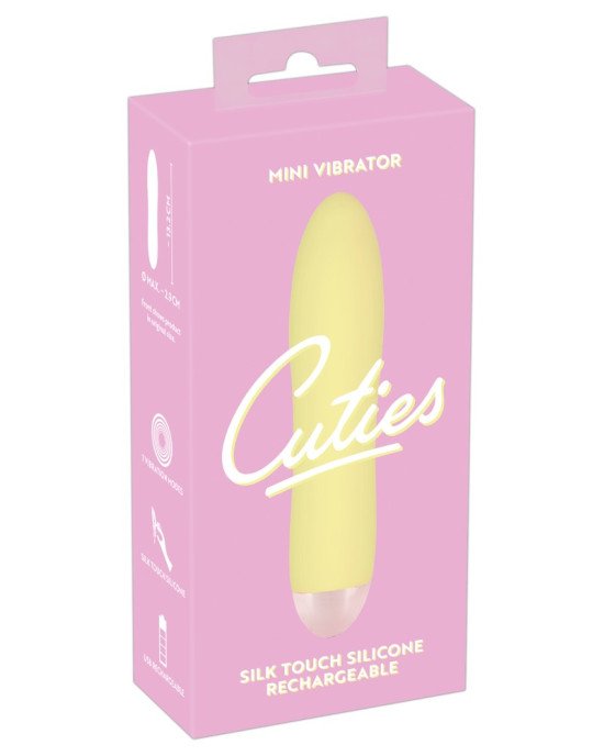 Вібратор - Cuties Mini Vibrator Yellow Вібратор - Cuties Mini Vibrator Yellow