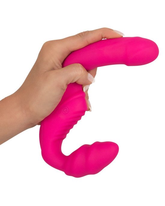 Жіночий страпон - Vibrating Strapless Strap-On Pink Жіночий страпон - Vibrating Strapless Strap-On Pink