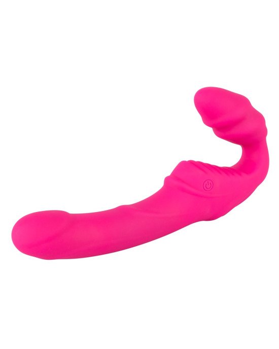 Жіночий страпон - Vibrating Strapless Strap-On Pink Жіночий страпон - Vibrating Strapless Strap-On Pink