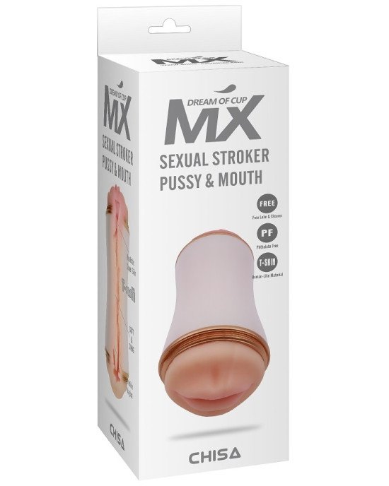 Мастурбатор - MX Sexual Stroker Pussy & Mouth