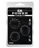 Ерекційні кільця - GK Power Gear Up Rings Black Ерекційні кільця - GK Power Gear Up Rings Black