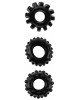 Ерекційні кільця - GK Power Gear Up Rings Black Ерекційні кільця - GK Power Gear Up Rings Black