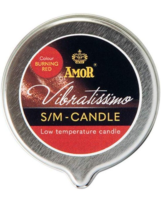 Масажна свічка - Vibratissimo Burning Red, 50 мл