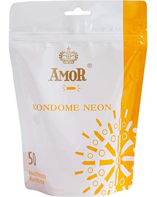 Презервативи - Amor Neon, 50 шт. Презервативи - Amor Neon, 50 шт.